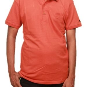 Men's Ribbed Collar Polo Shirt